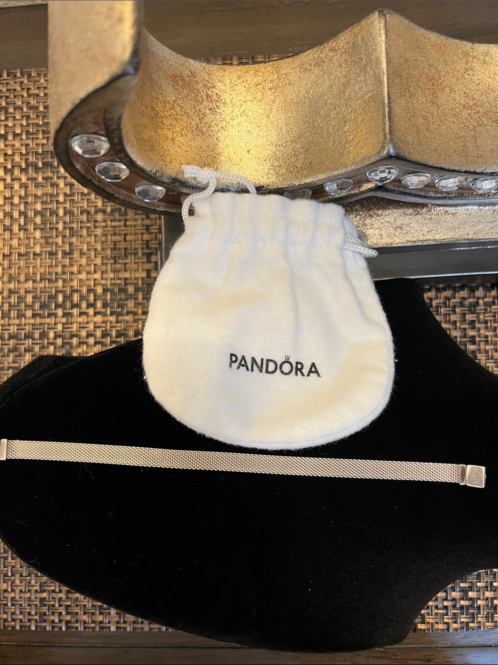 Pandora Reflexions Sterling Silver Mesh Bracelet